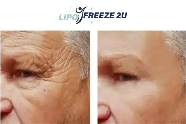 Mens before and after Morpheus 8 sc results.